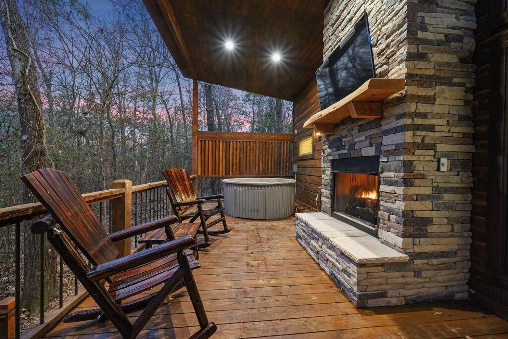 Diamond Cabin W/ Jet Shower & Secluded Back Deck! Broken Bow Exterior foto
